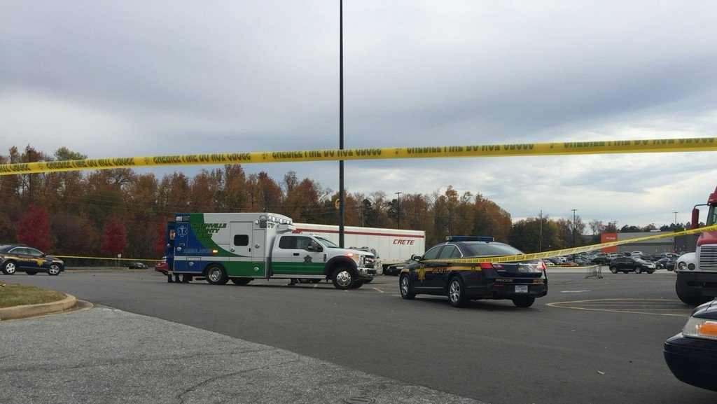 greenville a man died of a self inflicted gunshot wound in the walmart gaffney sc