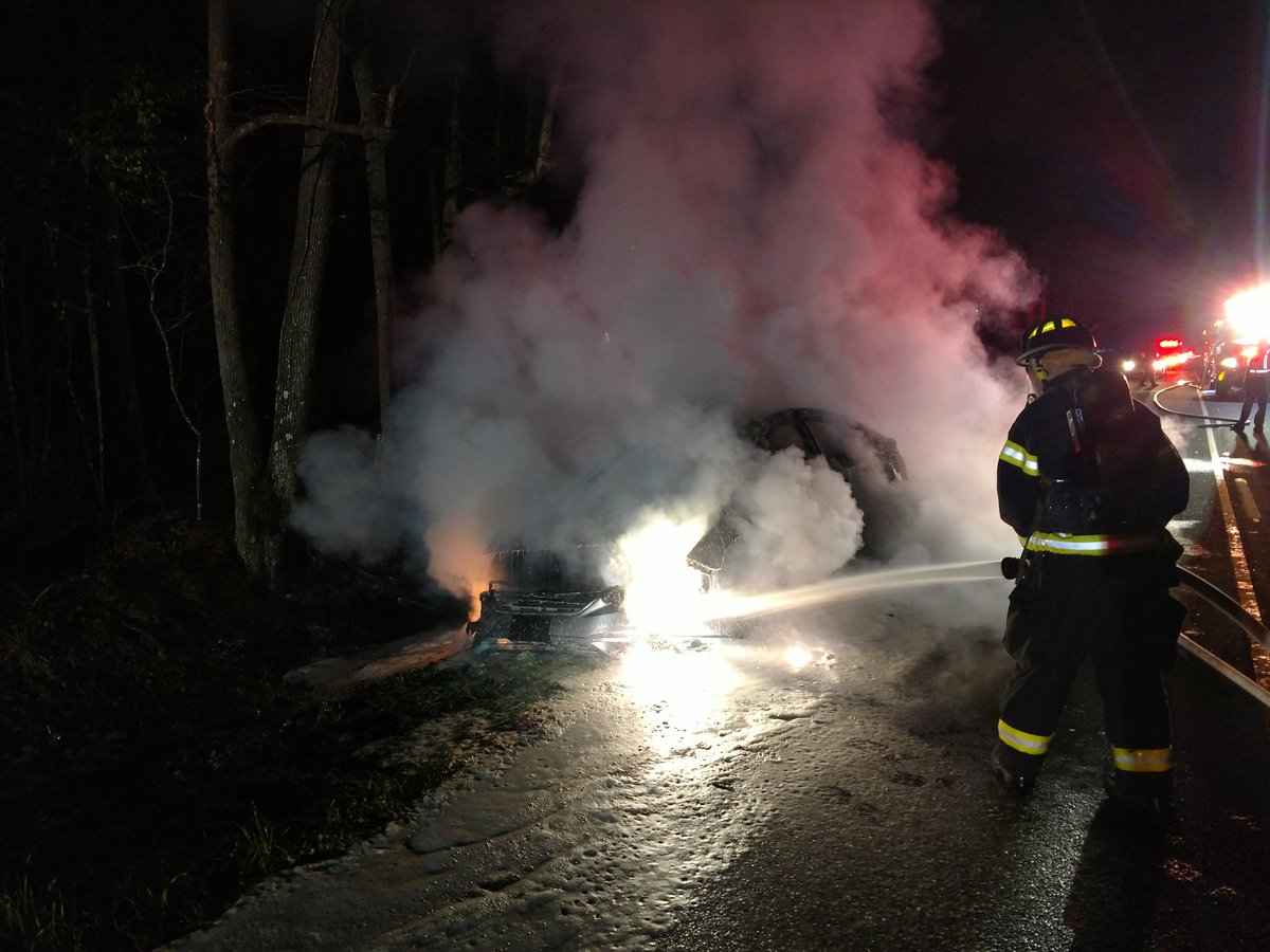 Vehicle fire in McClellanville, Toby Rd near Society Rd. Fire is out at this time, no injuries reported.   