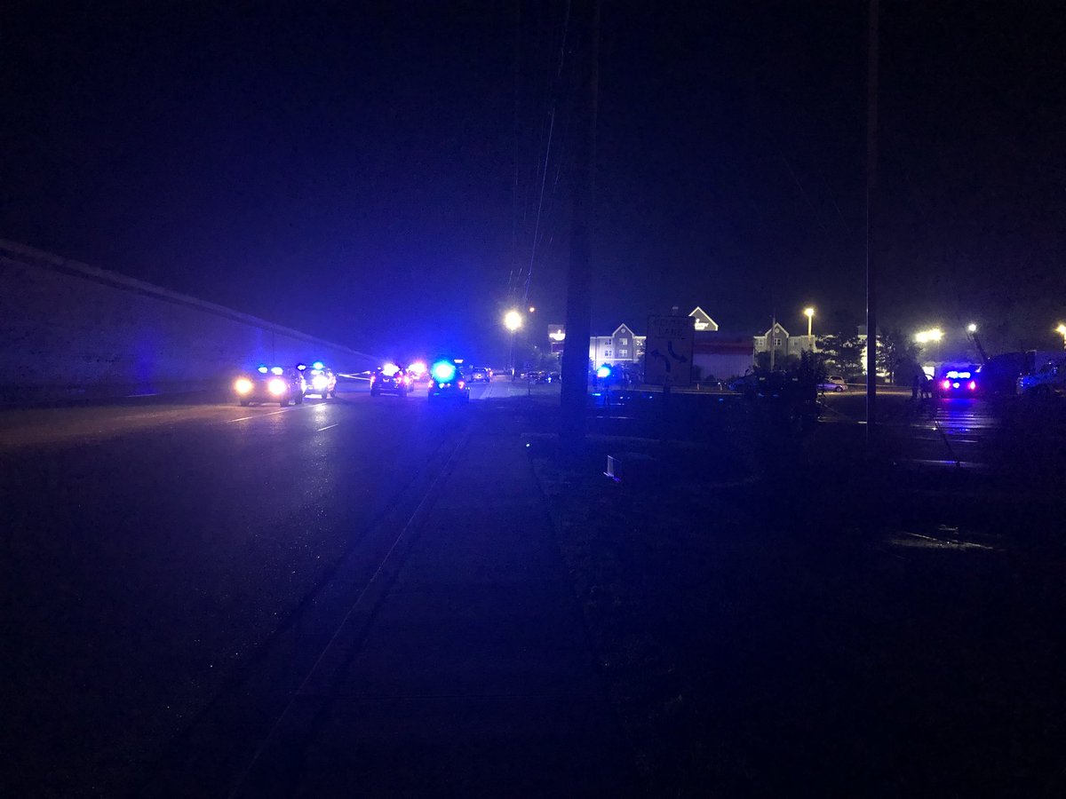 Several Horry County police officers on scene of incident off of Hwy 501 next door to Well Spring Church