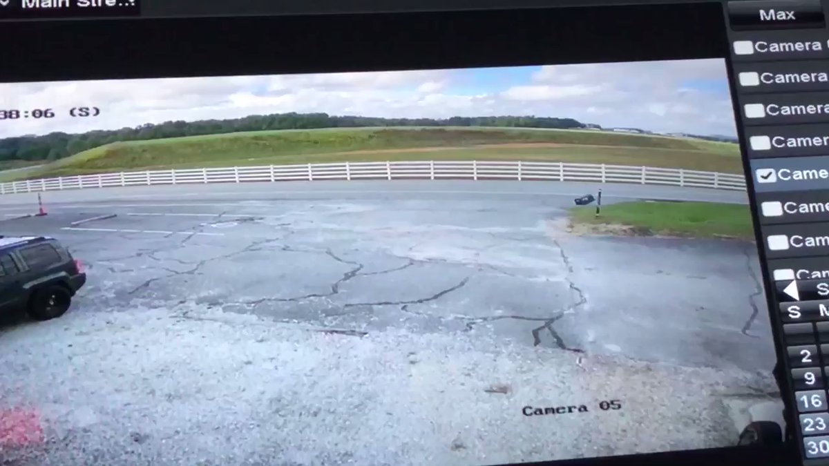 EXCLUSIVE:  Security footage from a nearby business captured the tragic moments of the plane crash at the Greenville Downtown Airport.  Click Here for more:    