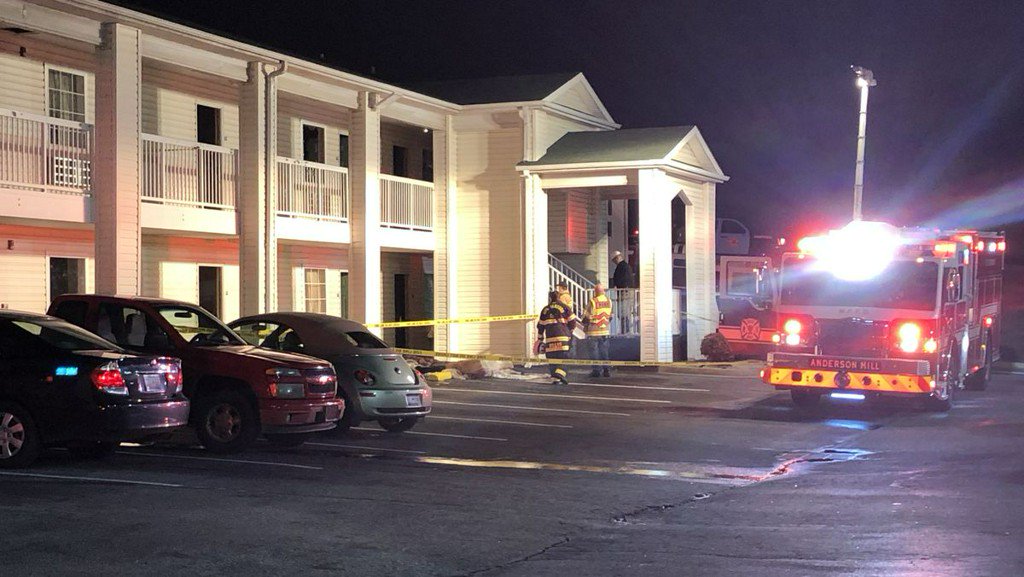 Firefighters responded to a fire at a motel in Spartanburg County on Tuesday night, according to the Westview Fairforest Fire Department.