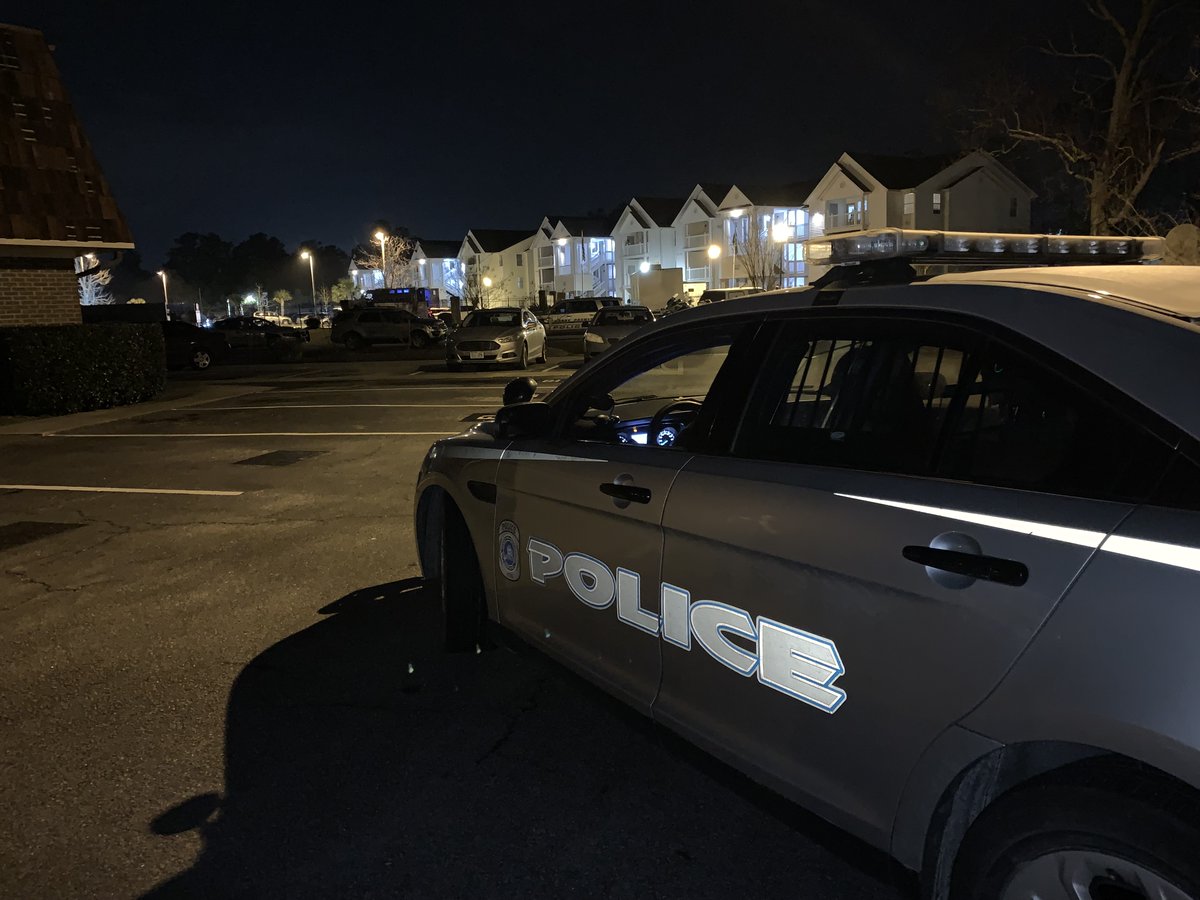 1 person is in custody and the situation has been resolved after a man barricaded himself inside an apartment near Coastal Carolina University's campus