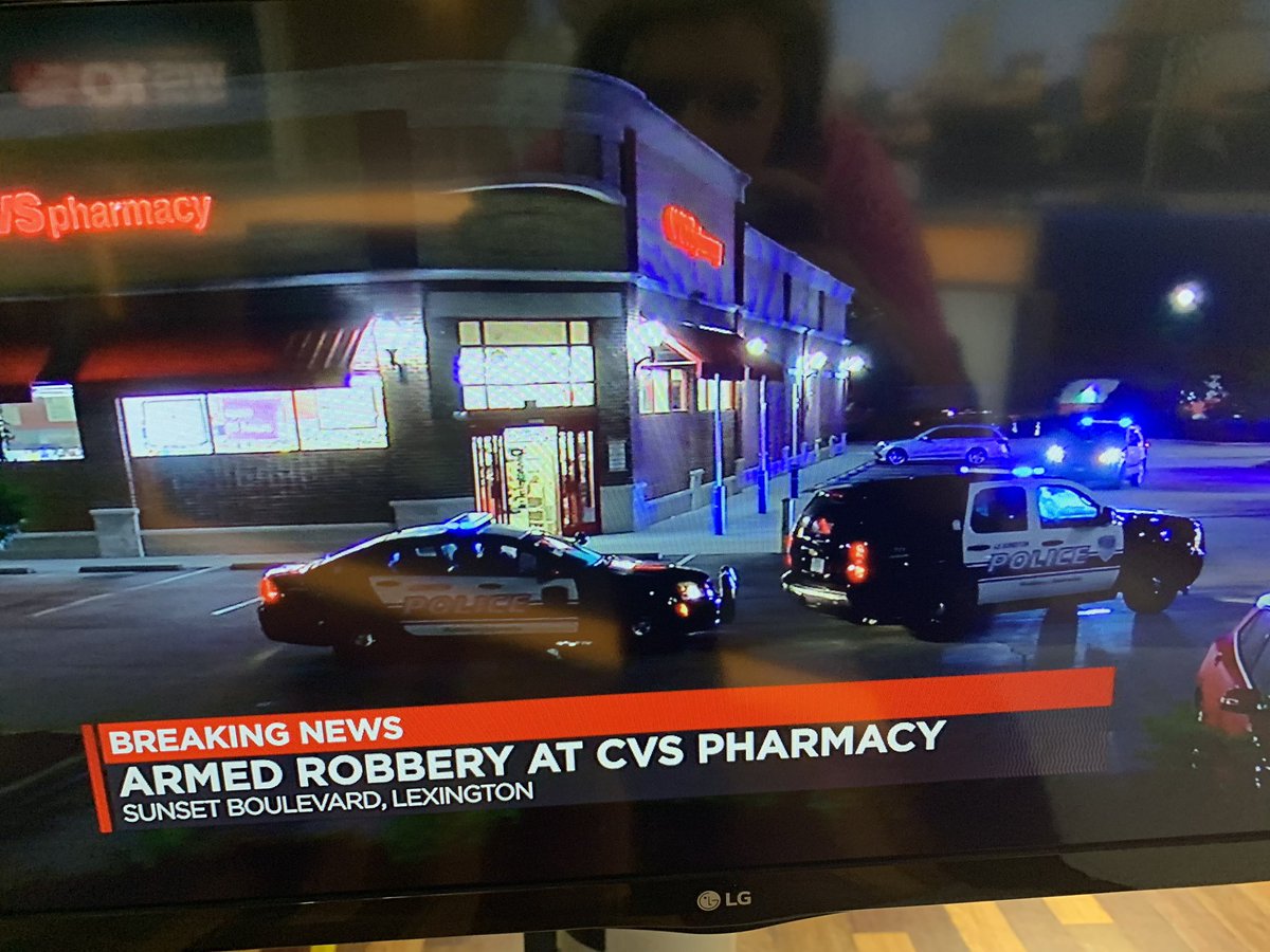 Police is investigating an armed robbery at the CVS on Sunset Blvd that happened around 3am