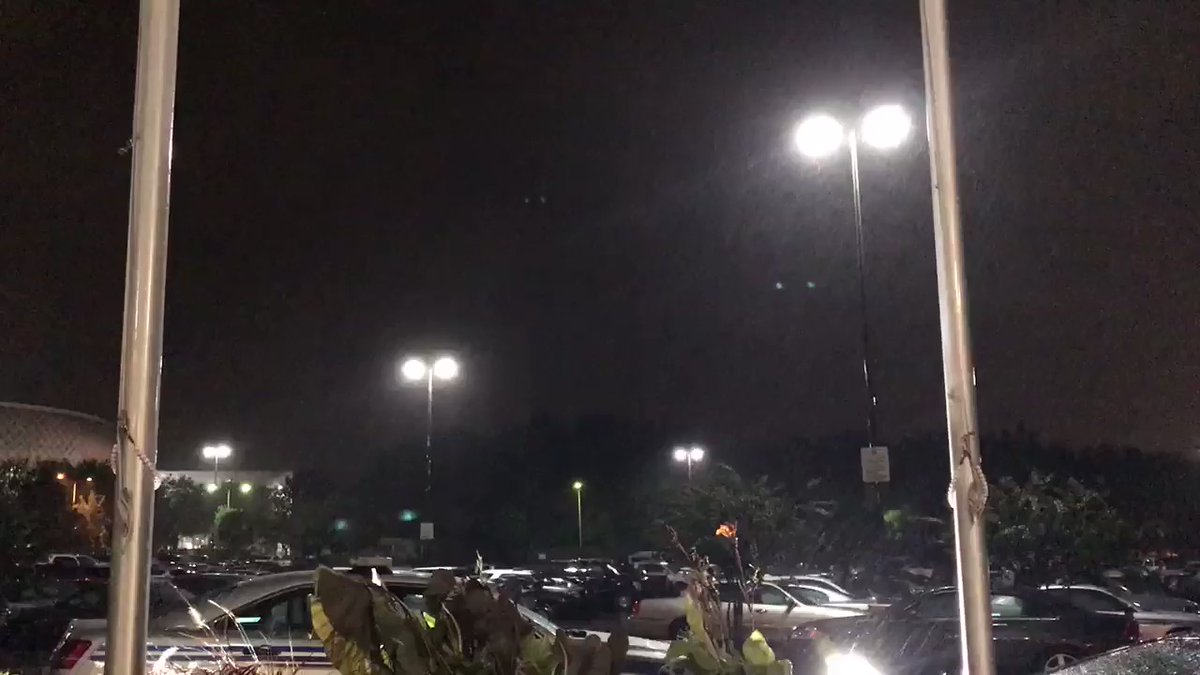 This is Charleston, SC now. Wind gusts are strong and we're experiencing heavy rain. Residents heeded evacuation instructions.   HurricaneDorian