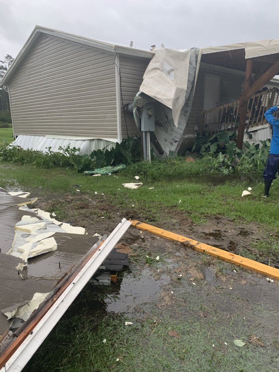 More damage in Loris, South Carolina. Dorian Hurricane