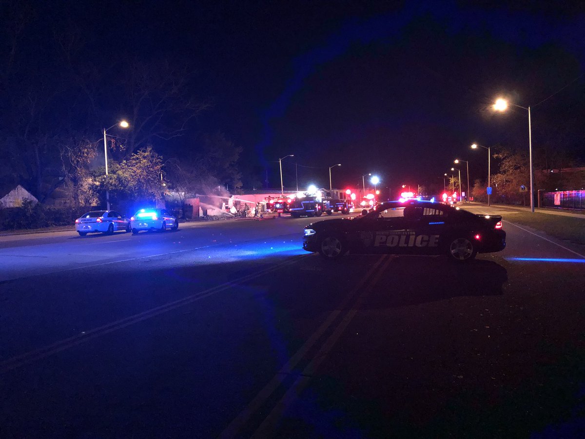 NCFDSC crews are actively working to put out a structure fire. I'm counting four trucks out here and several NCPD cruisers. Rivers Ave is blocked for about a block near Success St.