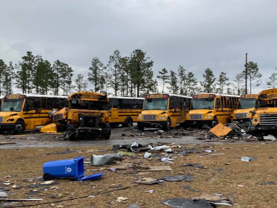 Significant damage done by storms last night near Camden in northern Kershaw County. These damage photos  Craigan Blankenship at North Central High School