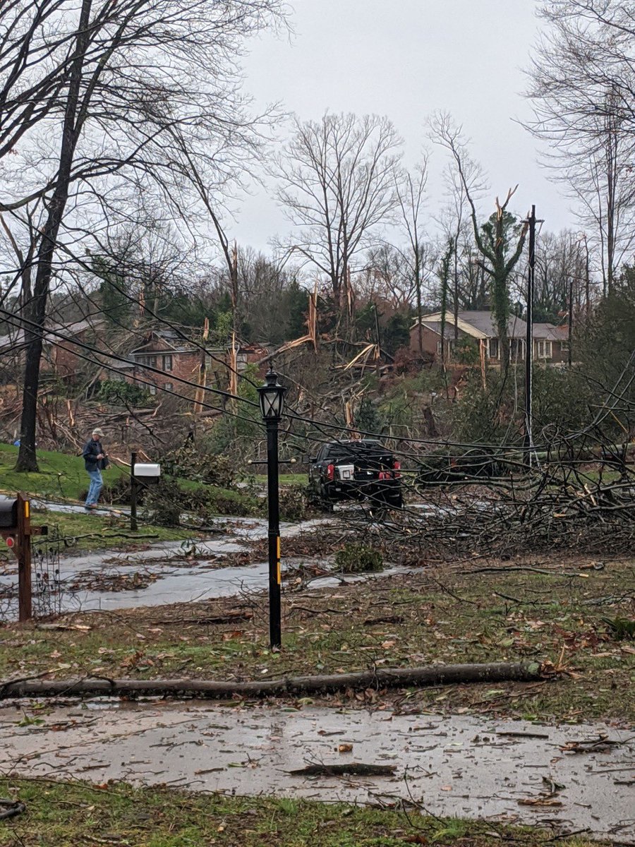 Crews are headed this way: Hillbrook Forest in Spartanburg on Marlin Drive.