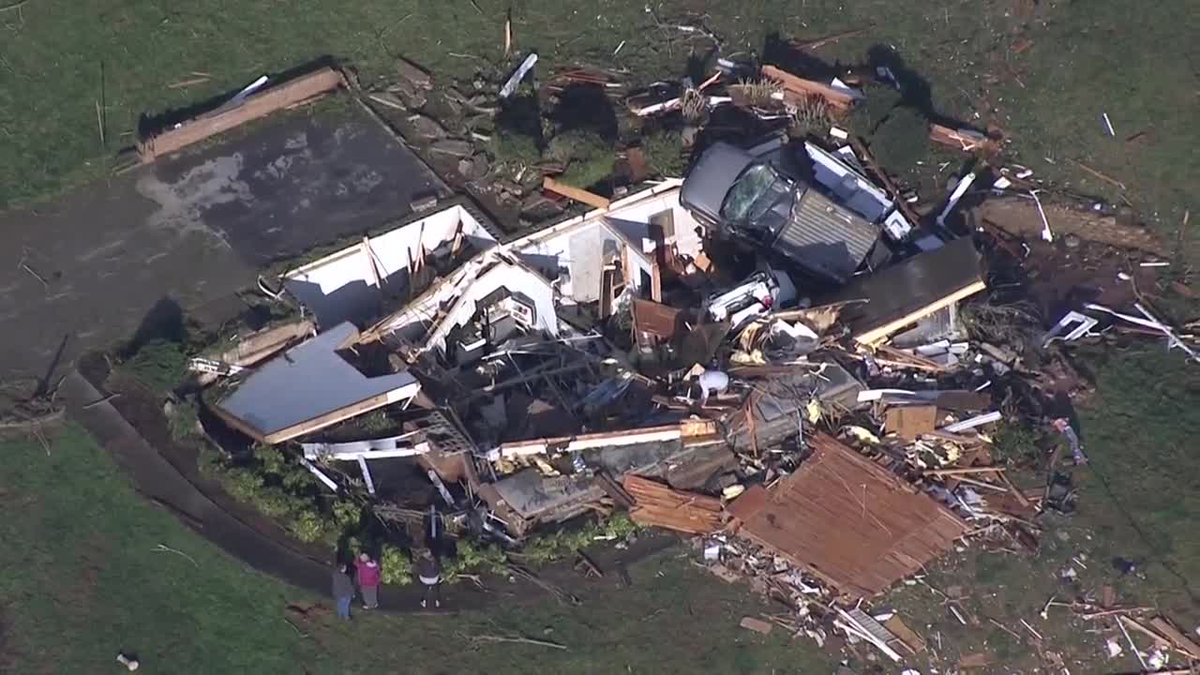 Major damage at the BorgWarner plant in Seneca and in the surrounding areas