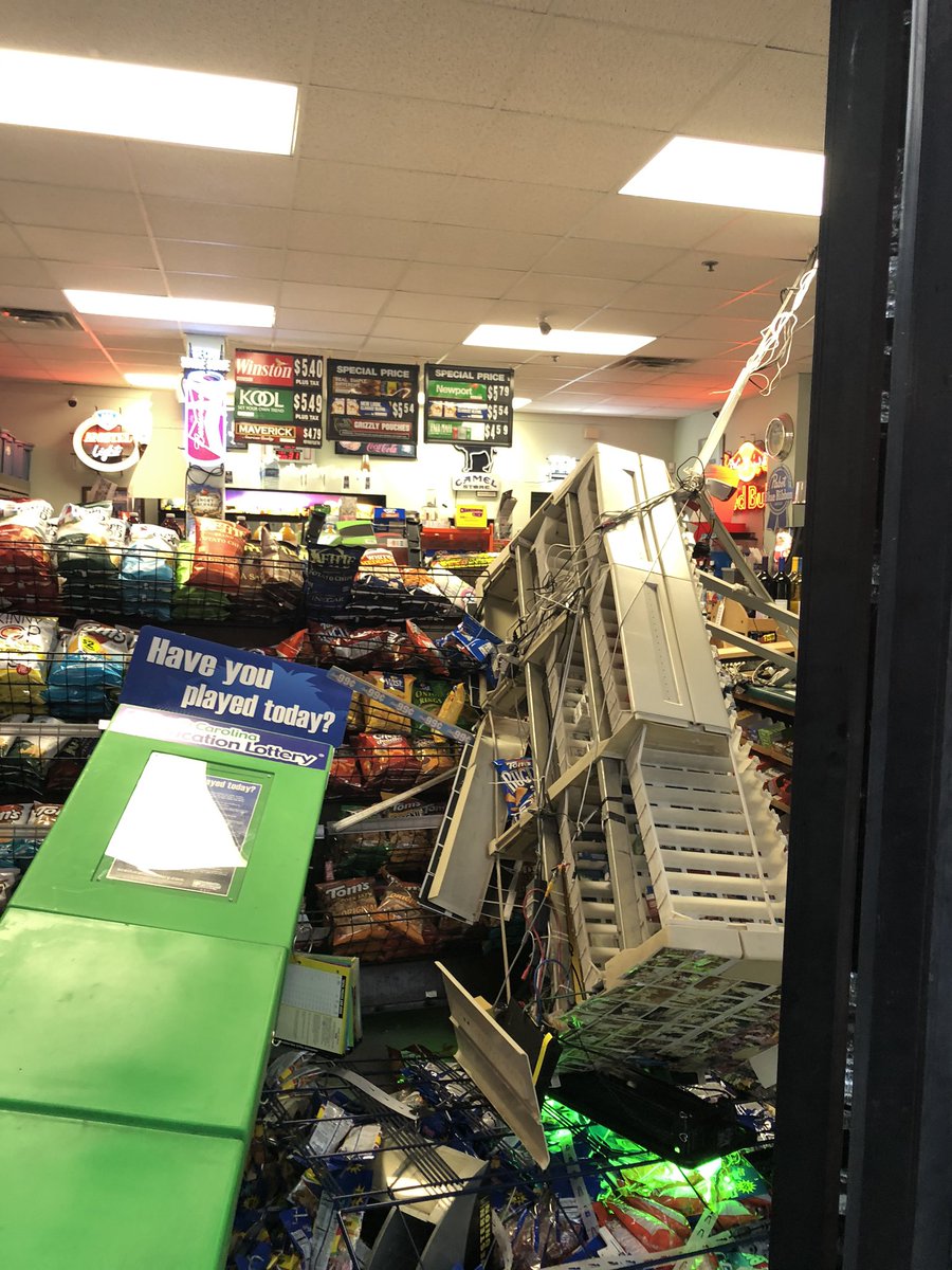 Downtown Charleston on King Street today after protest and looting Saturday night. 