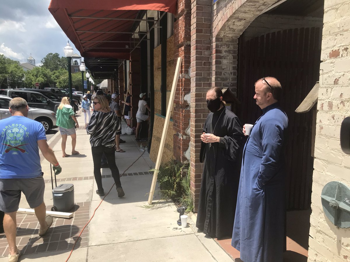 In downtown Summerville, local businesses are boarding up in anticipation of more protest the next few nights