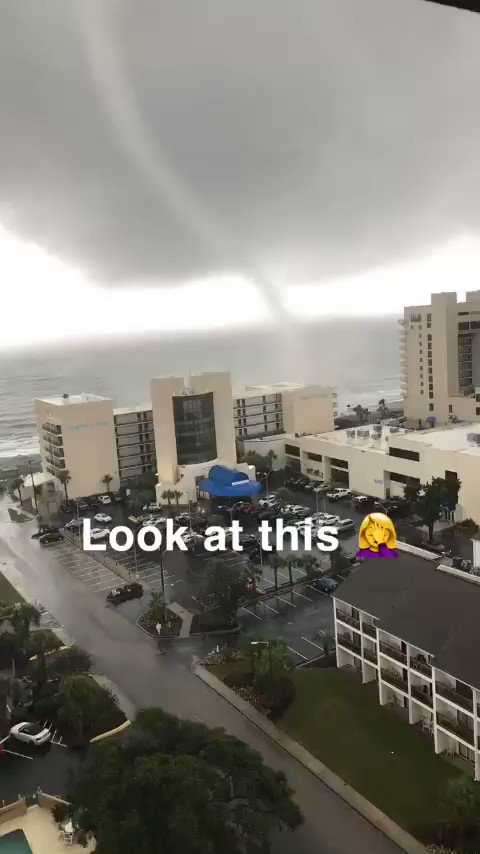 TORNADO. A wild sight at Myrtle Beach tornado as this storm spun up right along the coast.   Jessica took this video from 75th street. There was not a warning at the time. 