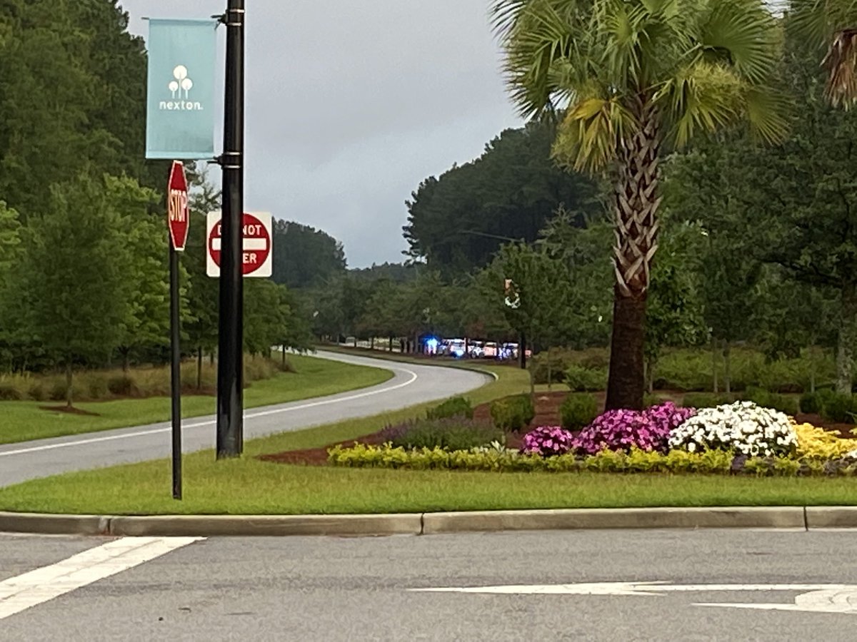 Several Berkeley County Sheriffs deputies on Brighton Park Blvd in Summerville.  This is near Edge St which is about a mile down from Main St.   Deputies are turning people around on Brighton Park Blvd