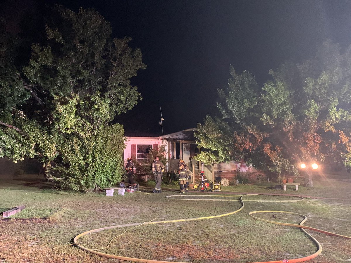 At 12:08 a.m., HCFR was dispatched to a residential structure fire on Creek Landing Road in Nichols.  One person is being transported to the hospital with injuries, and another for evaluation.  The fire is now under control and will be under investigation