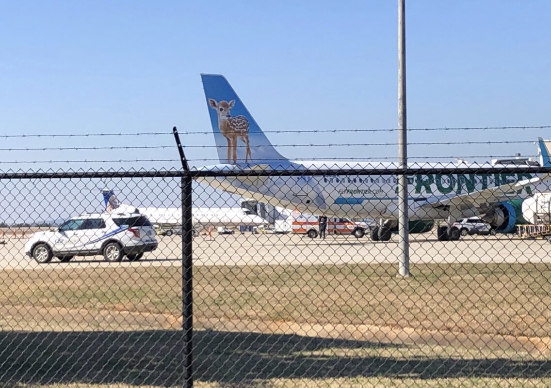 A @FlyFrontier flight was diverted to @GSPAirport for a medical emergency on board. 