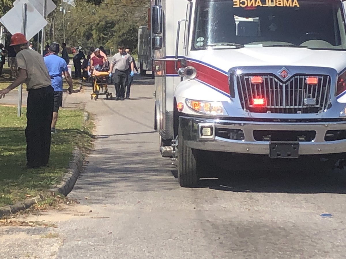 At least four people are hospitalized this afternoon after the roof under repair at Brownsville Assembly Of God Church collapsed. 