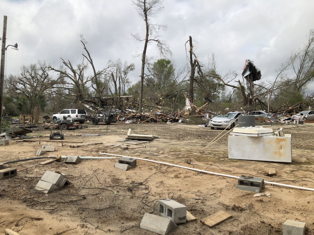 A woman in Allendale, SC is lucky to be alive today   A neighbor found her hiding in this car after a tornado destroyed her home  Family say she is in the hospital recovering from a couple of broken bones   