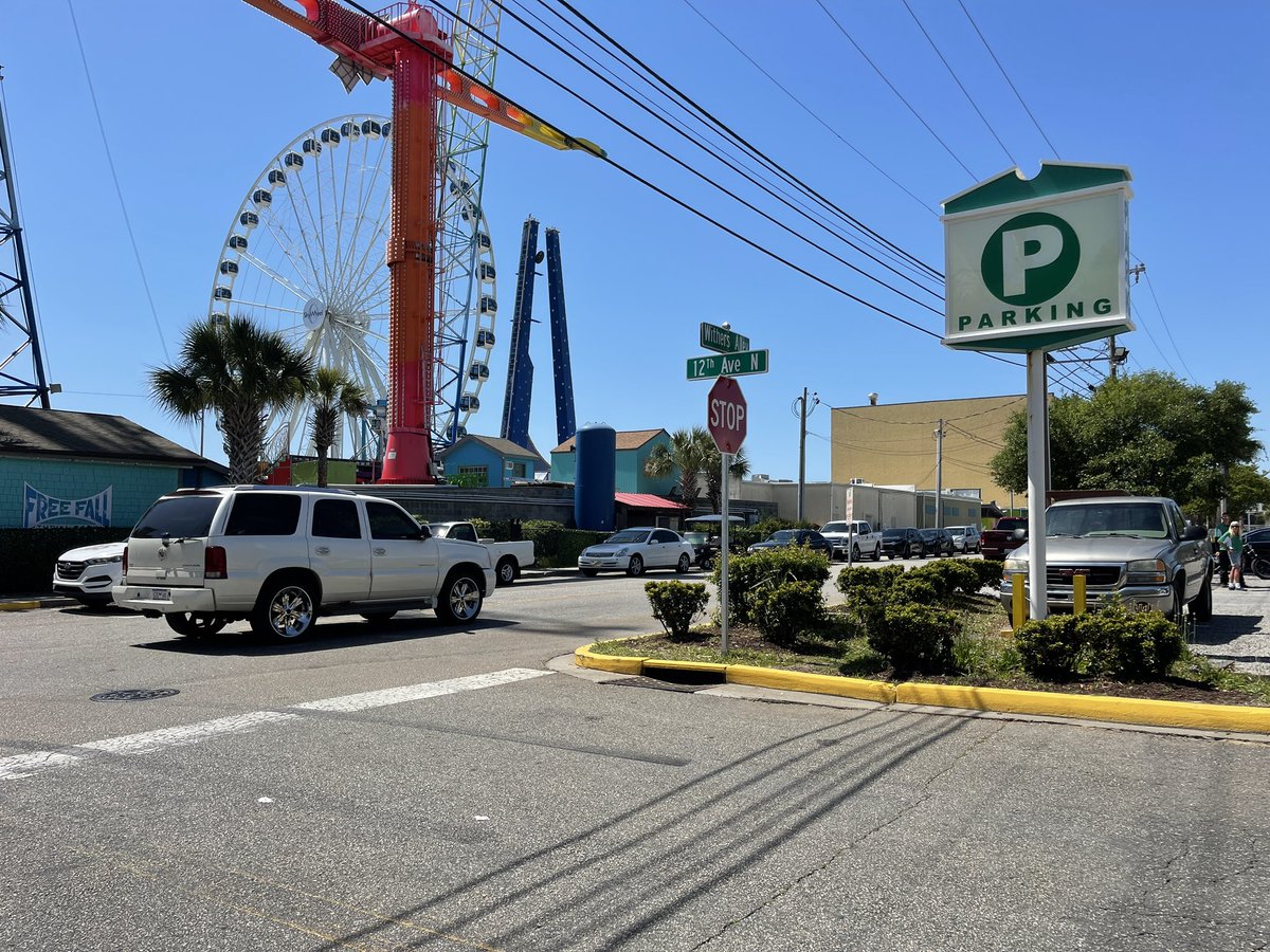 intersection Myrtle Beach Police officers say a shooting happened this morning, sending 3 people to the hospital. For those who might not know, the area is near several attractions in downtown Myrtle Beach