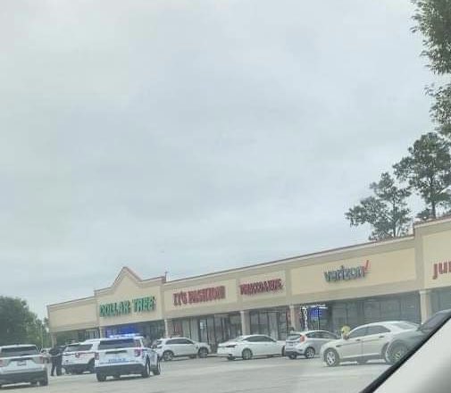 Several police and deputies are gathered outside the Walmart on South Irby Street in Florence. one person has been taken into custody.  Florence police plan to release more information in a few. 