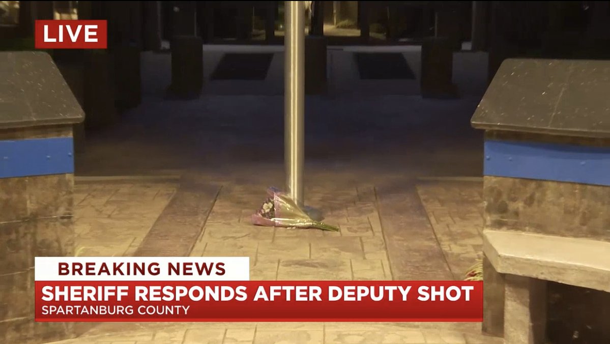 A look at the Sheriff outside his office Tuesday night. A news conference is expected in the morning where the Sheriff will release additional details regarding Tuesday's shooting. His deputy along with the suspect were shot