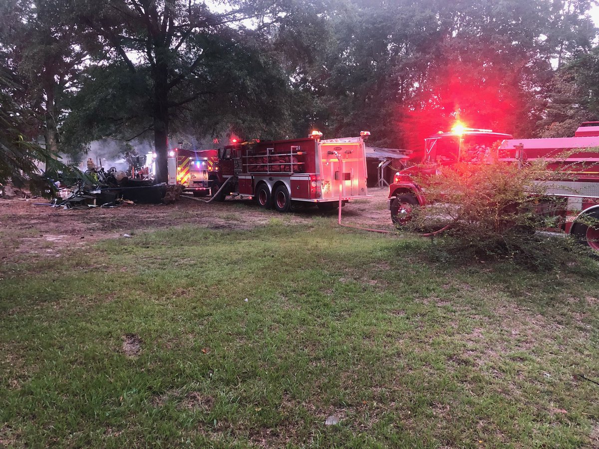 County fire units responded to an early morning house fire on Centerville Road. There were no injuries to report however the house was destroyed. The cause of the fire could not be determined