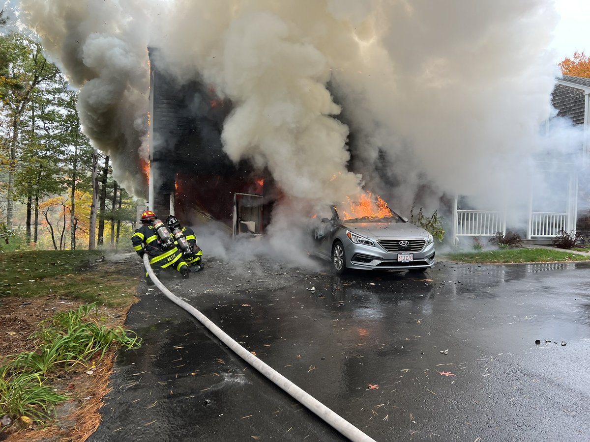 DXFD had heavy fire showing when they arrived at this Lake Shore Drive home. Firefighters made an aggressive attack with the assistance of Kingston, Pembroke and Marshfield FD's. DXPD assisted with traffic control and Plympton provided an ambulance.