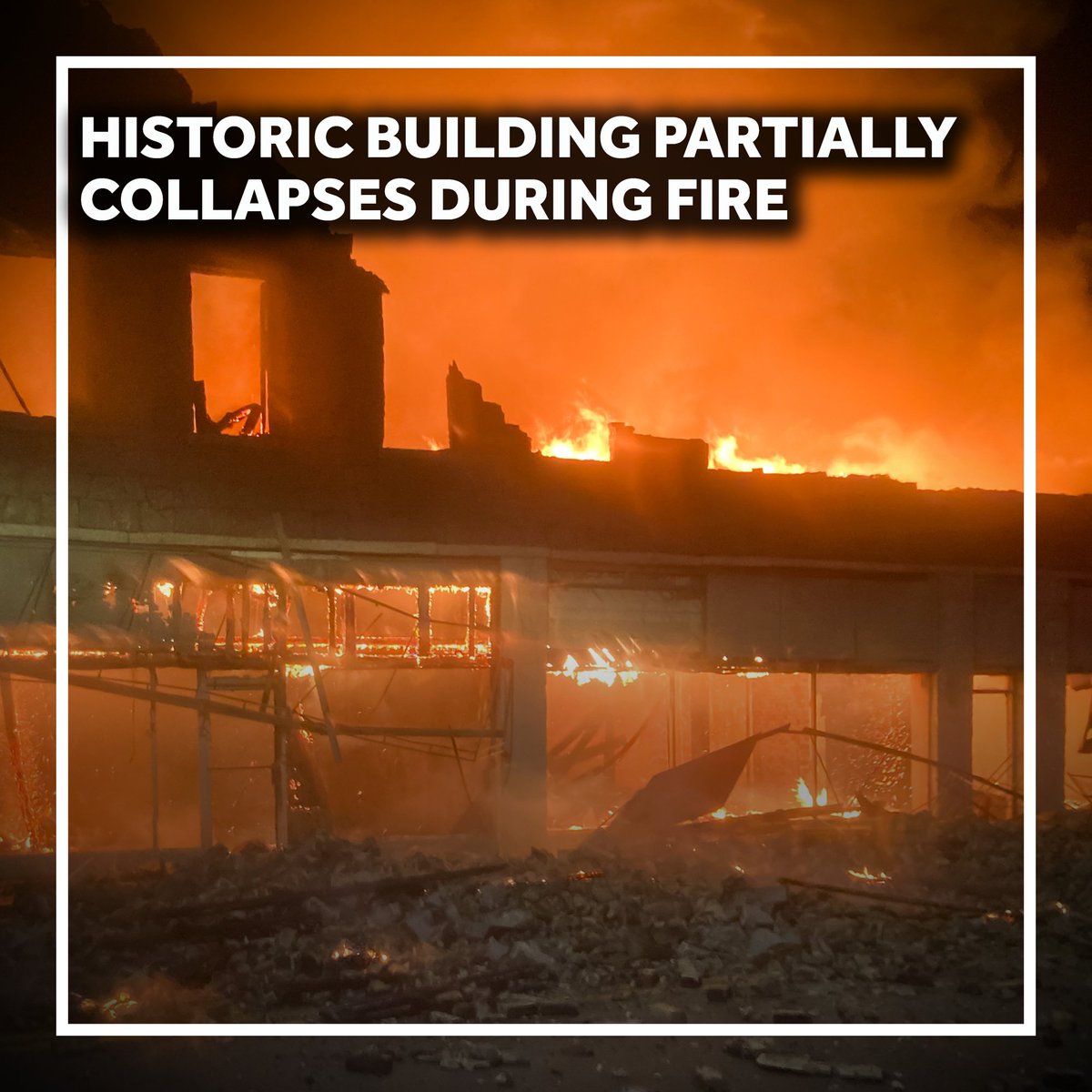 No injuries were reported in the fire, according to officials.
